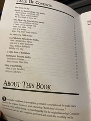 Bethlehem’s Treasure Music Praise and Worship Studio Vocal Book 92 Integrity