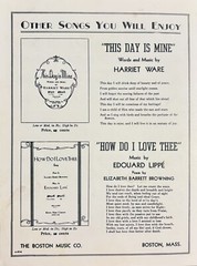 BECAUSE (Song) Piano Words & Sheet Music In English and French by Guy D&rsquo;Hardelot