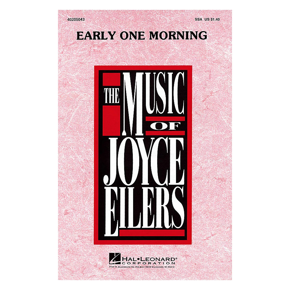 Hal Leonard Early One Morning SSA arranged by Joyce Eilers