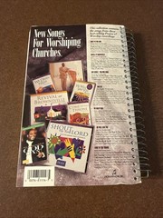 Hosanna! Music Praise Worship Songbook 11 Choruses Hymns 1997 Spiral Bound