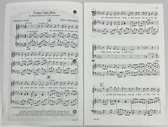 Come Unto Him by Jon G Holloman SATB Chorus Piano Sheet Music Jackman Music Corp
