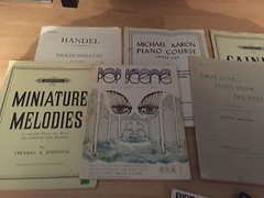 Lot Aprox 29 Antique Sheet Music Books Organ Violin Vocal Mid 1900s Onwards