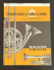 Wesley Hanson Ensemble Music Church School Brass Choir 7 Book Partial Set