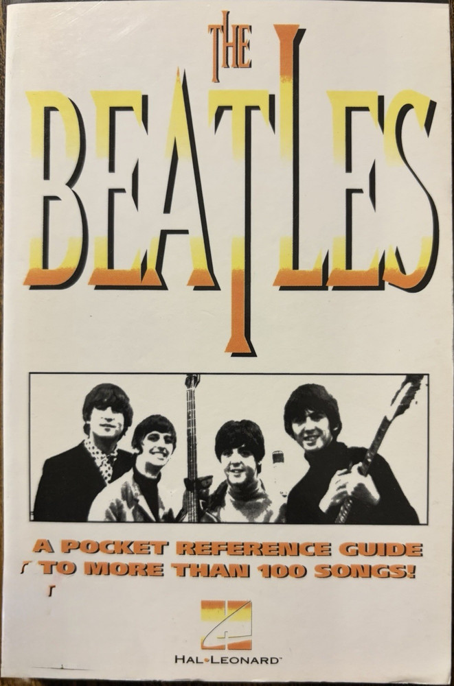 The Beatles Pocket Songbook Chords Lyrics Melody Piano Guitar Song Book Vintage