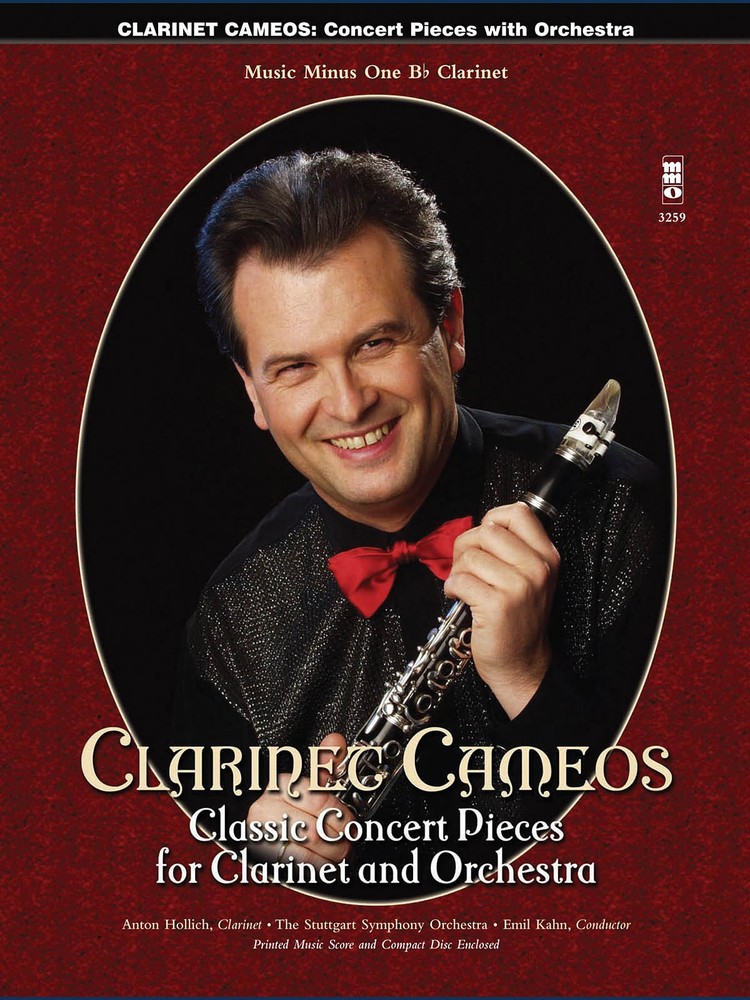 Clarinet Cameos Classic Concert Pieces Classical Solo Sheet Music Book CD