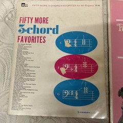 Vtg Lot 4 Organ Chord/Song Songbooks, Sheet Music, Lowrey, Wurlitzer, 3 Chord