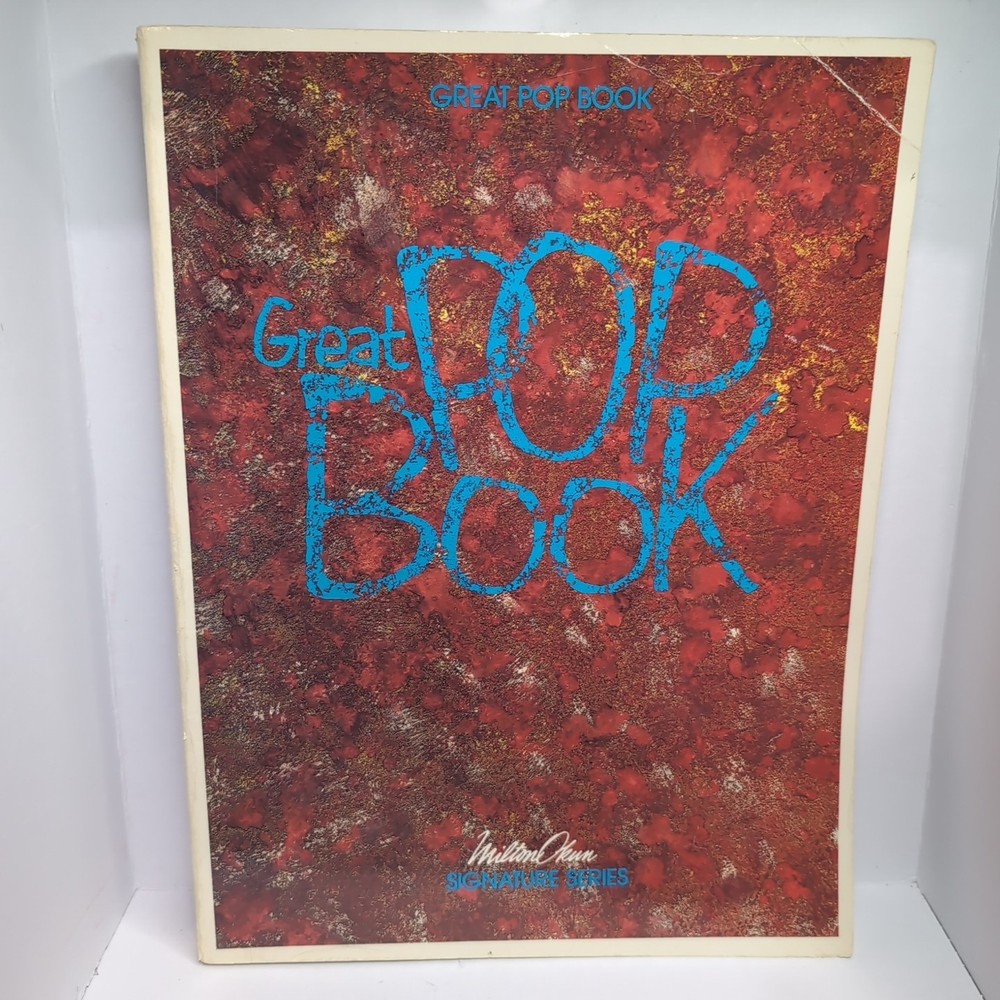 Great Pop Book – Sheet Music Cherry Lane Music 1983 – Milton Okun Series