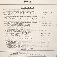 Vintage 1930 The Witmark Theme Song Dance Folio No 2 Sheet Music Songbook