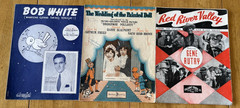 Mixed Lot of 80+ Vintage 1920&rsquo;s-1930&rsquo;s Piano Vocal Sheet Music. Folk, Pop, Etc.