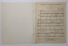 Breezin Along Maritime Sailor Arthur Perkins Ukulele Jazz Age 1926 Sheet Music