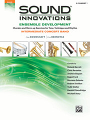 Sound Innovations Ensemble Development Intermediate Concert Band CLARINET BOOK 1