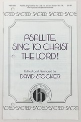 Psallite Sing To Christ The Lord SATB Piano Handbells Sheet Music David Stocker