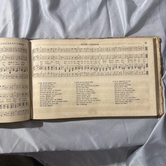 Pennsylvania Choral Harmony 1859 Hymnal Songbook German/English 6th Edition PA