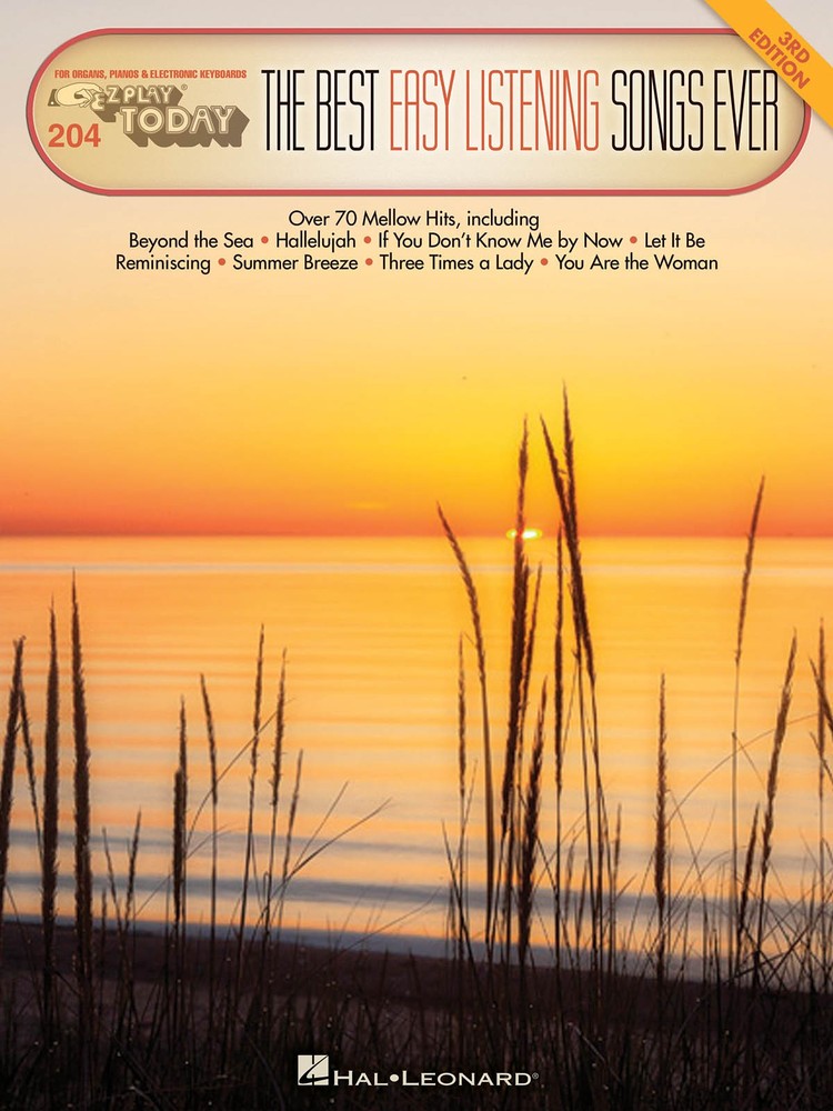 Best Easy Listening Songs Ever 3rd EZ Play Today Vol 204 Piano Sheet Music Book