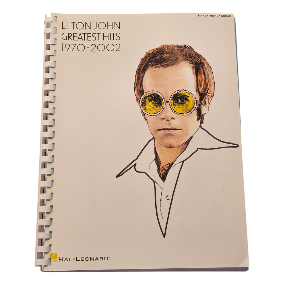 Hal Leonard Elton John Greatest Hits 1970-2002 Piano Vocal Guitar Songbook