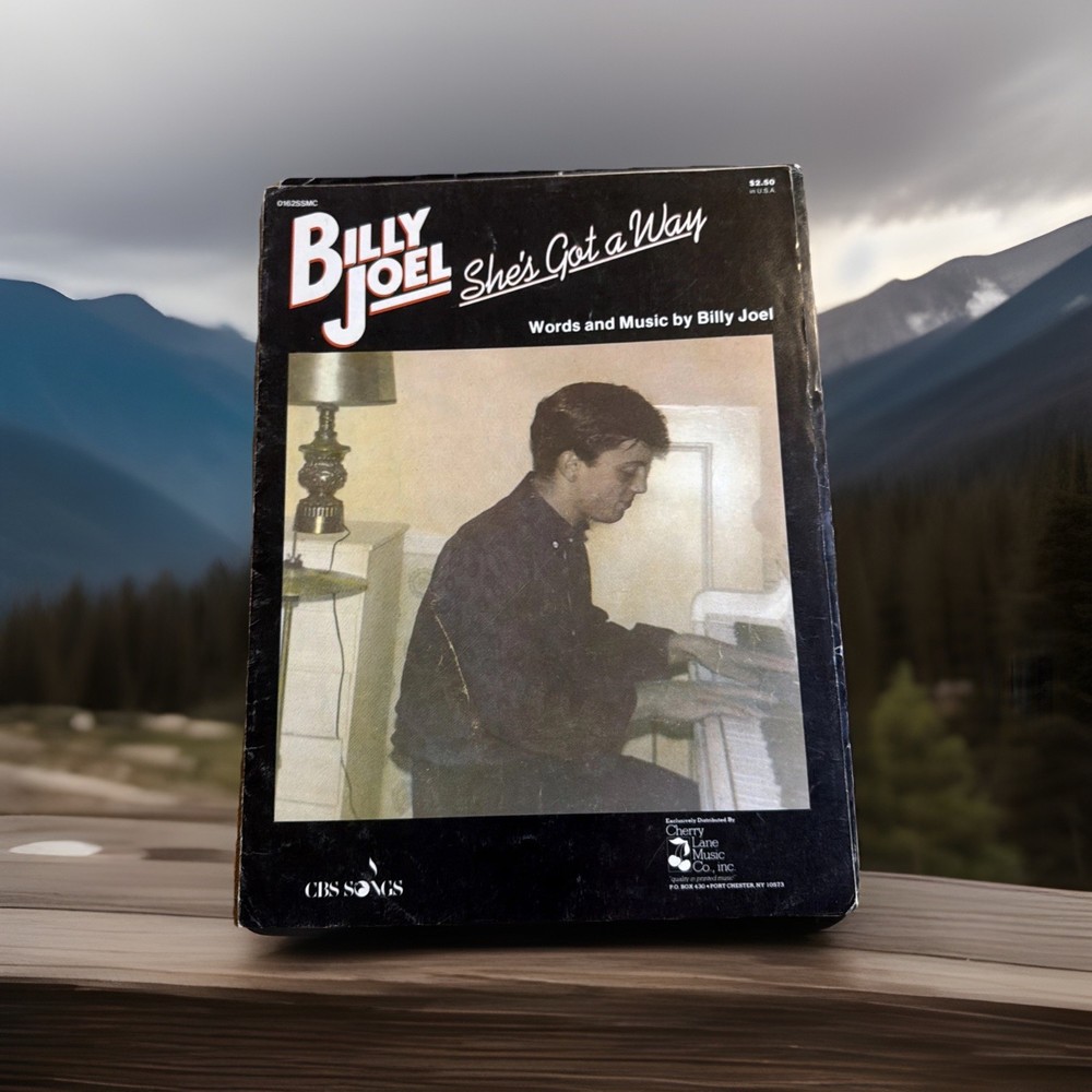 Billy Joel Sheet Music She&rsquo;s Got a Way 1981 Piano Guitar voice Good Condition