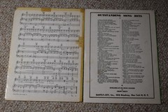 « Guess Who I Saw Today » & « Love Is a Simple Thing » New Faces of 1952 Sheet Music