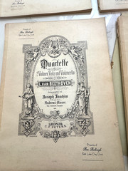 8 Antique Beethoven String Quartets Edition Peters Leipzig Complete Performance