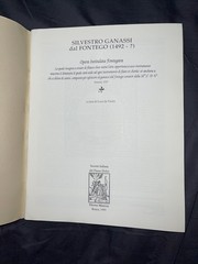 Silvestro Ganassi Sheet Music Opera intitulata Fontegara Hortus Musicus 1991 NEW