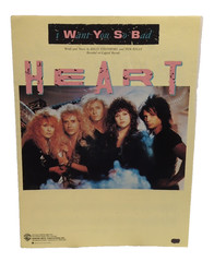 I Want You So Bad Sheet Music Heart Piano Guitar Vocals 80s Pop Rock & Roll F1D
