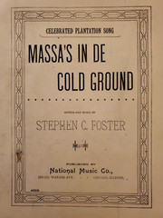 Vintage Sheet Music ~ Stephen C Foster: Old Kentucky Home & Massa&rsquo;s Cold Ground