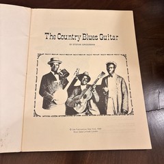 Vintage 1968 The Country Blues Guitar Stefan Grossman Oak Publications Songbook