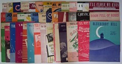 Lot of 40 Vintage 1940s Sheet Music Pieces All G or VG Pkg 1