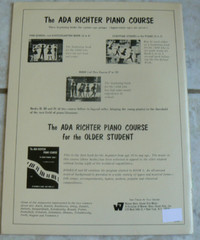 Ada Richter&rsquo;s A LITTLE HYMNAL for Piano,Hymns w/ their stories 1959 VTG Witmark