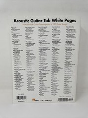 Acoustic Guitar Tab White Pages – 150 Songs Over 1,000 Pages – Large Paperback