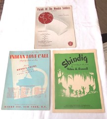 Lot of 9 VTG Sheet Music Piano Solos Scenas Infantis Malaguena Dance of Spain