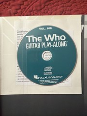 The Who Songbook Guitar Tab Play-Along With CD Excellent New