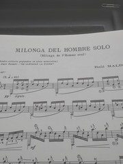 Vtg Maldonado&rsquo;s Milonga del Hombre Solo classical guitar Sheet Music Rare Music