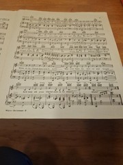 WHITE CHRISTMAS movie Irving Berlin Sheet Music Bing Crosby 1954