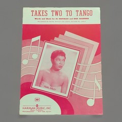 « Takes Two to Tango » Pearl Bailey 1952 Sheet Music