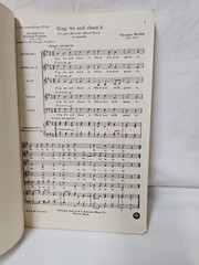 The A Cappella Singer Mixed Voices Collection 1964 Vintage Choral Music Book.