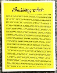Enchanting Music 57 Songs Voice-Piano-Guitar 160 Pages Clean Condition