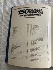 World Famous 150 Songs & Themes; Piano & Vocal; Charles Hansen Publications