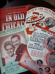 Alice Faye Vintage Sheet Music Lot Lillian Russell In Old Chicago & More