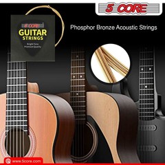 5 Core Acoustic Guitar Strings Brass Heavy Duty Extra Light Gauge High Carbon…