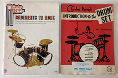 Vtg Carmine Appice Rudiments to Rock &Charles Perry Introduction to the Drum Set
