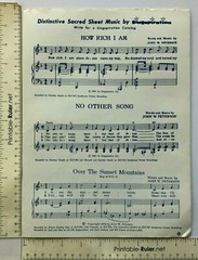 Like Wandering Sheep Flo Price 1961 Sheet Music Piano Vocal Christian Religious