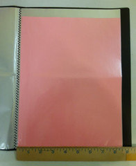 NEW, Sheet Music Folder Binder black 40 sleeve 8.5×11 A4 80-page capacity Cahaya