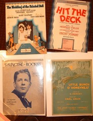 50 VTG Antique Sheet Music 1900&rsquo;s -1950s Musicals, Movies, Classics Popular Song