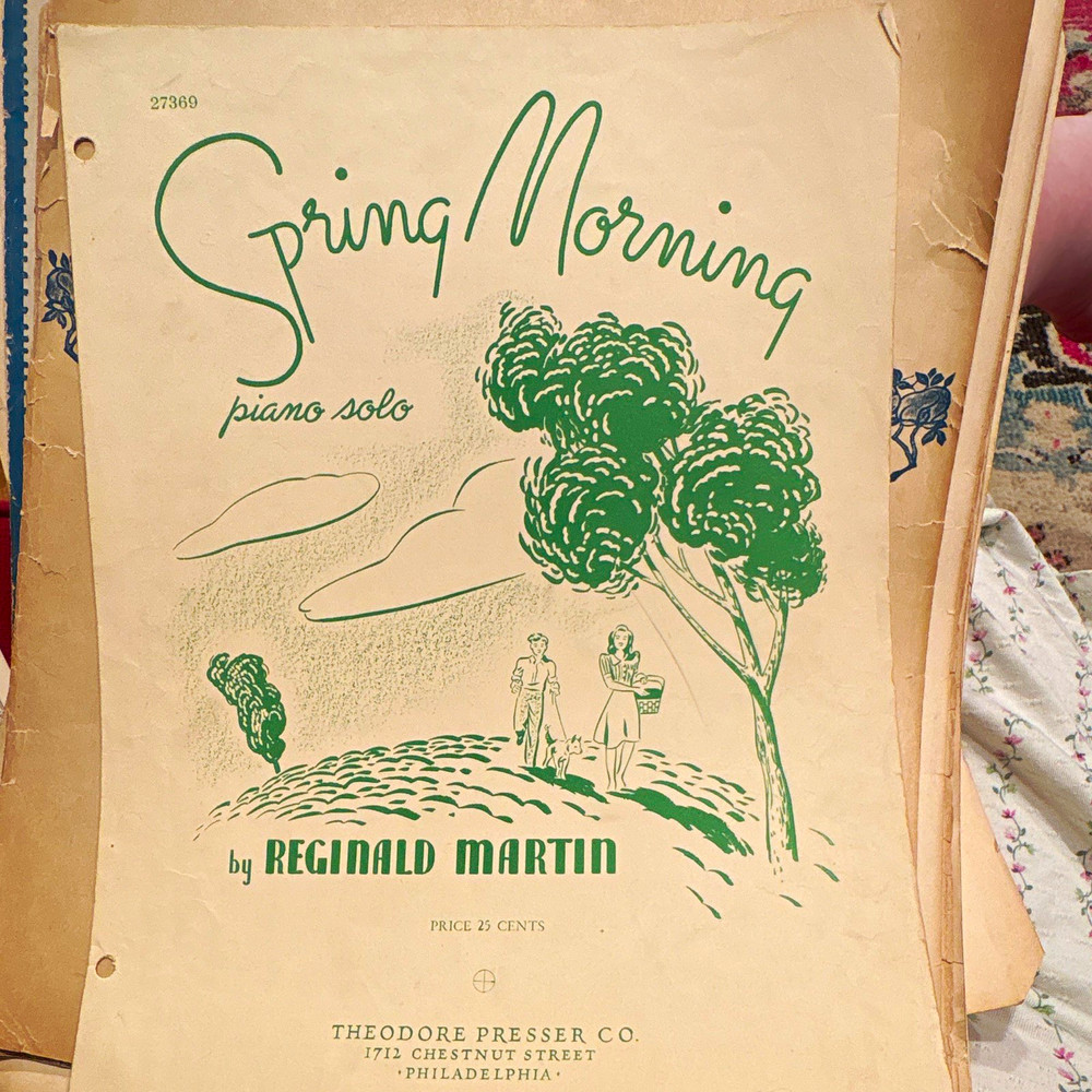 Theodore Presser Co. Spring Morning Reginald Martin Piano Solo Sheet Music 27369