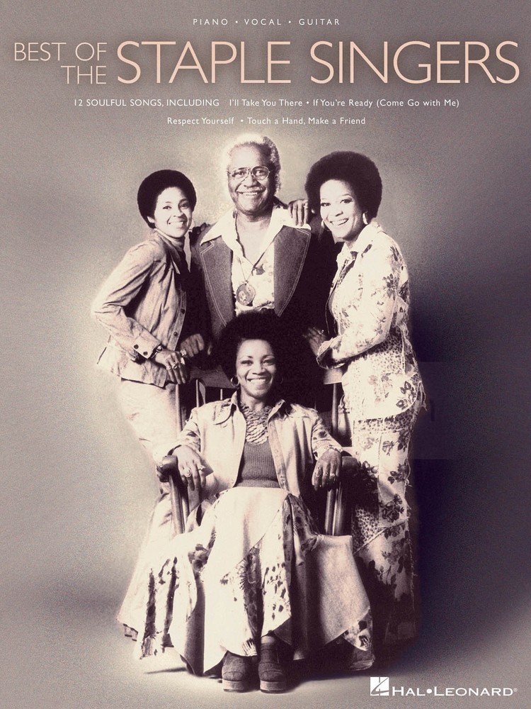 Best of The Staple Singers for Piano Vocal R&B Sheet Music Guitar Chords Book