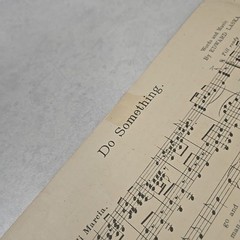 Antique 1910s Do Something Uncle Sam I Want You Sheet Music / Poster Patriotic