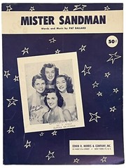Sheet Music Lot 1950-1959 Mister Sandman Peter CottonTail Sugartime