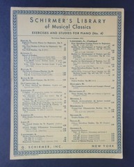 1939 Vintage WALTER MACFARREN – Scale & Arpeggio Manual For The Piano – Rare