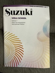 Suzuki Viola School, Volume 7, Piano Accompaniment, International Edition