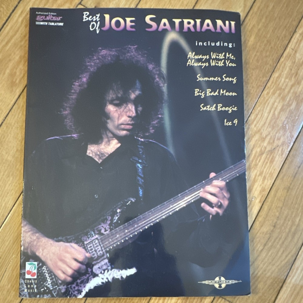Cherry Lane Joe Satriani Sheet Music Electric Guitar Rock Collection